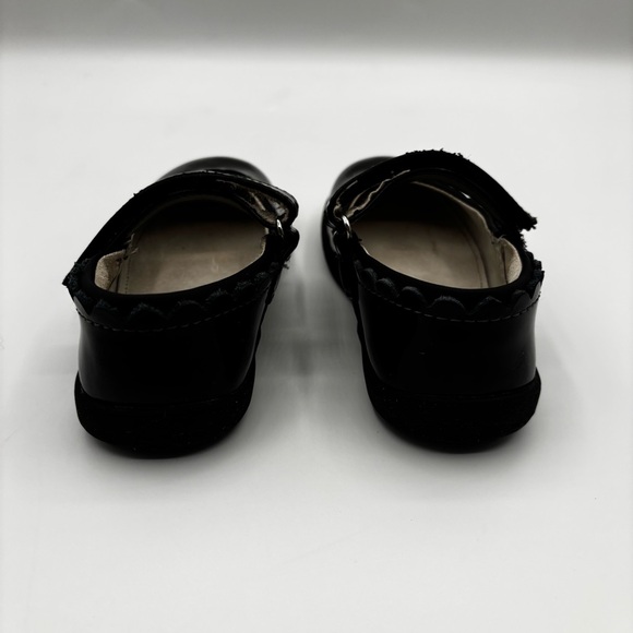 See Kai Run Girls Shoes Mary Jane Toddler Patent Hook Loop Strap Black Size 10 - Picture 3 of 9